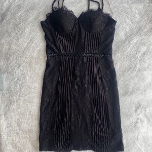 🔥 BEBE XXS LACE MINI DRESS